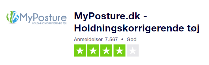 myposture.dk rygstøtte anmeldelse og test